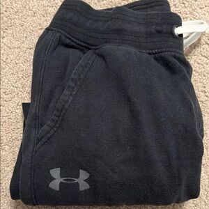 Under Armour Black Athletic Joggers with Relaxed Fit